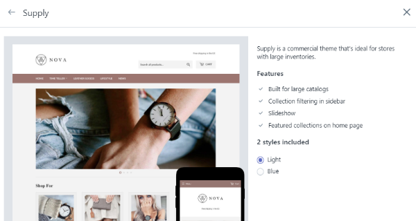 custom Shopify Theme