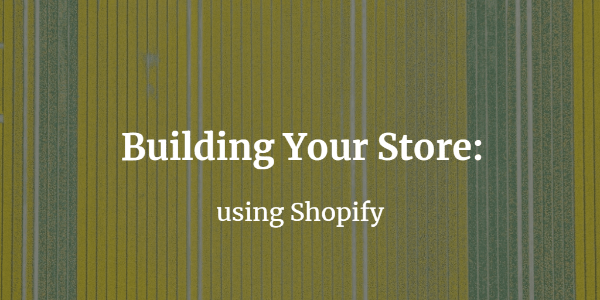 Building your store