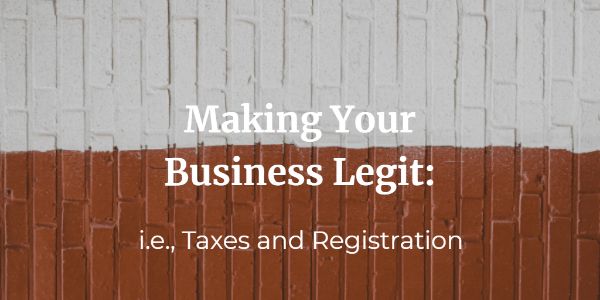 Making your business legit